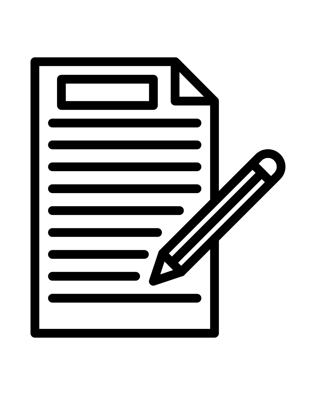 Zettel und Stift