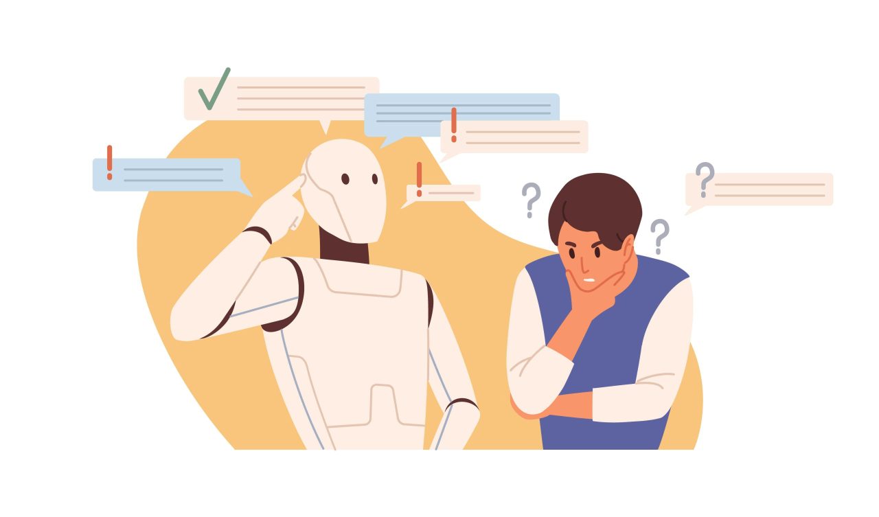 Man fragt künstliche Intelligenz nach Antworten. Dabei sucht er den richtigen Prompt. Eine gute Prompting-Anleitung findest du in diesem Beitrag.
