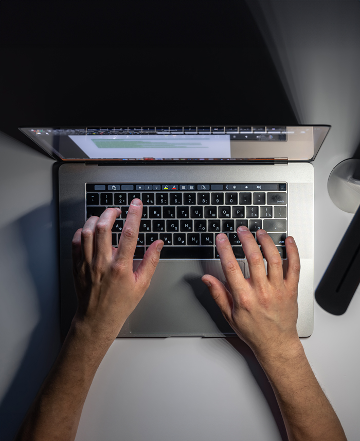 Arbeitender Mann