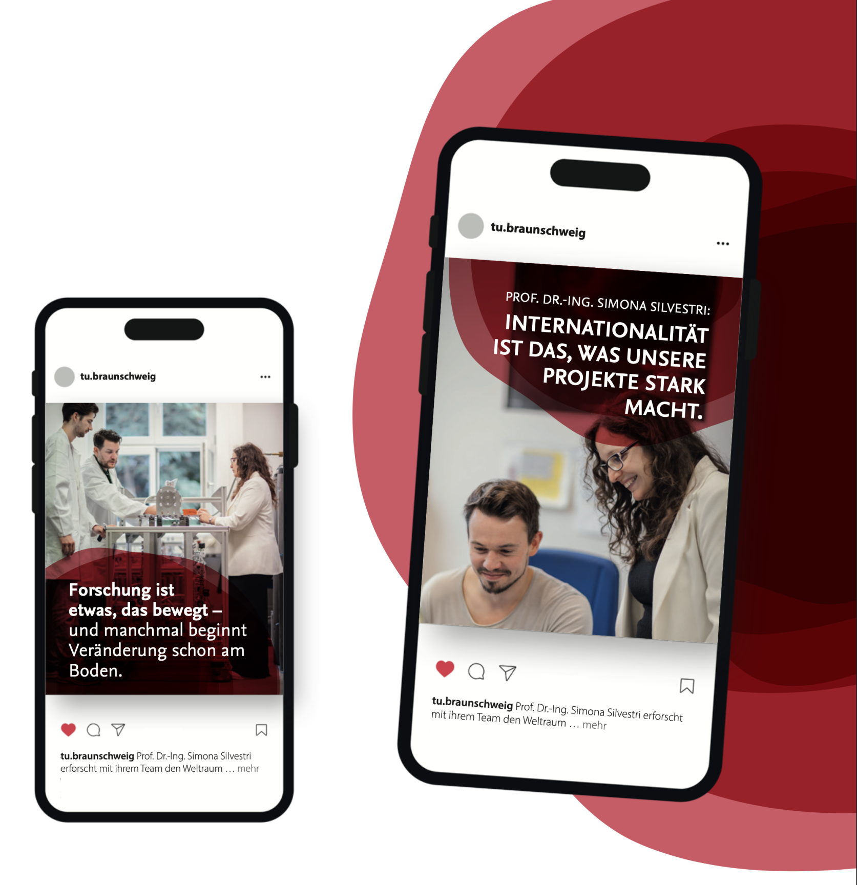 TU Braunschweig Social Media Kampagne Social-Media-Design der TU Braunschweig Kampagne „Gemeinsam Wissen Schafft Mehr“ für digitale Wissenschaftskommunikation